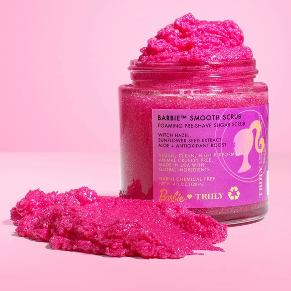 New Truly Barbie™ Smooth Scrub
Foaming Pre Shave Sugar Scrub - Picture 2 of 5